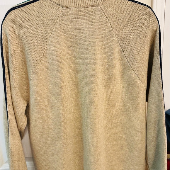 Men's Marine Layer Archive Krew Sweater Rainbow Stripe Medium - Picture 11 of 11